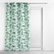 douceur d'intérieur Gordijn met oogjes (140 x 260 cm) Amazonia groen, bedrukt polyester