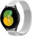 Strap-it Milanees Smartwatch bandje - Geschikt voor Samsung Galaxy Watch 5 - 40mm - Zilver