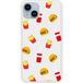iPhone 14 Plus Fast food bedrukt siliconen hoesje