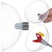 Rosfix Spatbord Spuitpistool - Transparante Bescherming - 7/8" Montage, Chemisch Bestendig