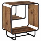 vidaXL Dressoir Oud hout 60 x 37.5 x 64.5 cm Bewerkt hout