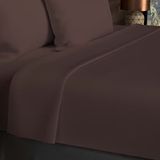 Soleil d'Ocre Doden Plat, Katoen, Bruin, 240 x 290 cm