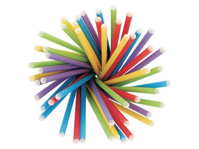 CONPAX Paper Straws, Assorted