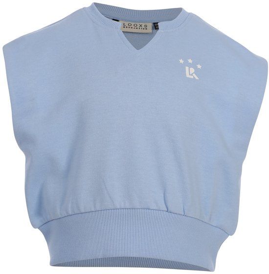 LOOXS 10sixteen Meisjes T-shirt 2612-5329-152 - Maat 122/128 - Lichtblauw