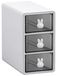 Boîte de rangement empilable avec 3 tiroirs pour bureau
