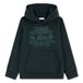 Lacoste hoodie met print - donkergroen