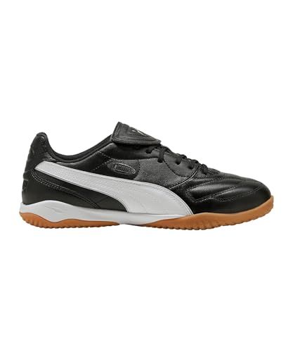 PUMA Unisex King LIGA IT voetbalschoen, zwart zilver wit, 8.5 UK, Puma Zwart PUMA Zilver PUMA Wit, 42.5 EU