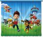AG Design Paw Patrol onder water, gordijnen voor kinderkamer, 2 delen, meerkleurig, 180 x 160 cm