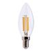 LED Olive LED filament lamp, C35, 6W / 806lm, E14 fitting, 4000K