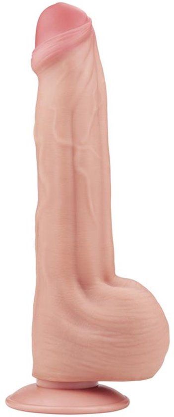 LoveToy Sliding Skin Dildo 29 cm Nude