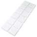 Adsamm® 12 x Zelfklevende Viltglijders Wit 40x40 mm Vierkant 3,5 mm Dik