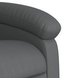 VidaXL Massagestoel Grijs Kunstleer