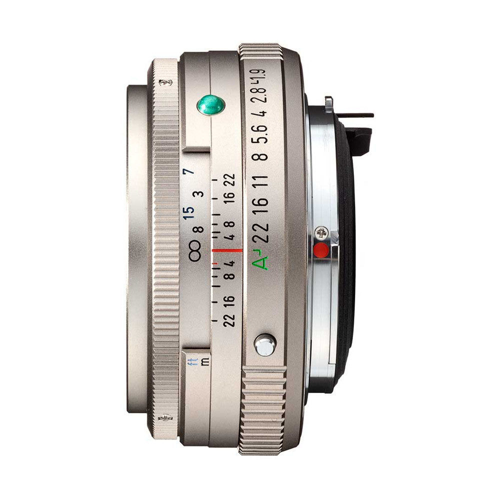 Pentax HD FA 43mm f/1.9 Limited K-mount objectief Zilver