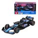 Bburago Formule 1 Alpine A524 Japan versie (2024): modelauto op schaal 1:43, speciaal model, van chauffeur #31 Esteban Ocon, Window Box, 12,5 cm, blauw roze (18-38219O1)