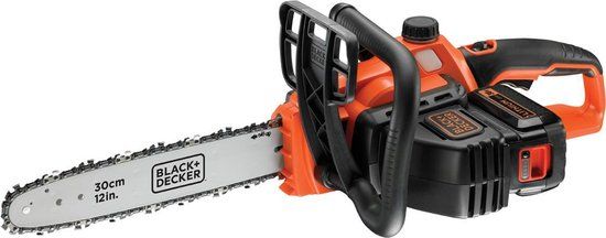 BLACK+DECKER 36V Lichtgewicht Lithium compacte kettingzaag 36V. 2.0Ah. 30cm zwaard. kettingsnelheid 5m/s