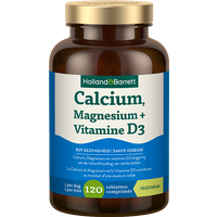 Holland & Barrett 1+1 gratis Calcium, Magnesium + Vitamine D3 - 120 tabletten
