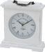 Deco by Boltze Tafelklok St James - antiek wit - B21 x H23 cm - glas/hout