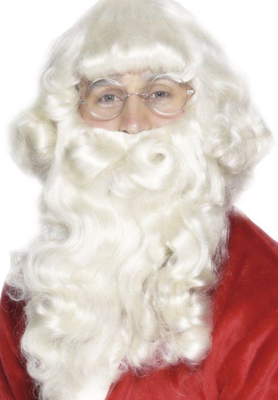 Vegaoo Luxueuze kerstmanbaard voor volwassenen - Verkleedattribuut - One size