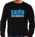 Bellatio Decorations Shoppartners Bv Foute Apres ski trui - Skien doe ik morgen wel - zwart - heren - Wintersport sweater - S