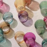 L.S.A. Gems Tumbler Glas 560 ml Set van 4 Stuks Assorti