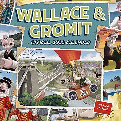 Danilo Kalender 2022 Wallace & Gromit - Wandkalender 12 Maanden - Maandkalender 2022: Original Danilo-Kalender [Mehrsprachig] [Kalender]