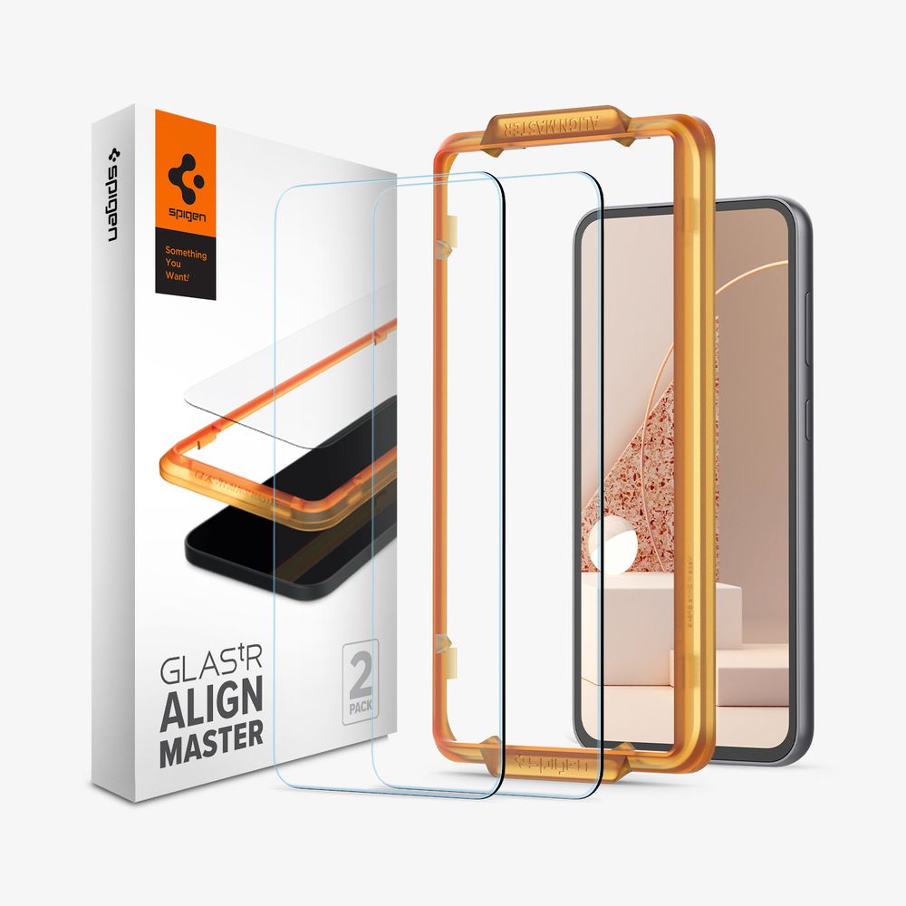 Spigen Glas.tR AlignMaster Screen Protector - Samsung Galaxy S23 FE (2-Pack)