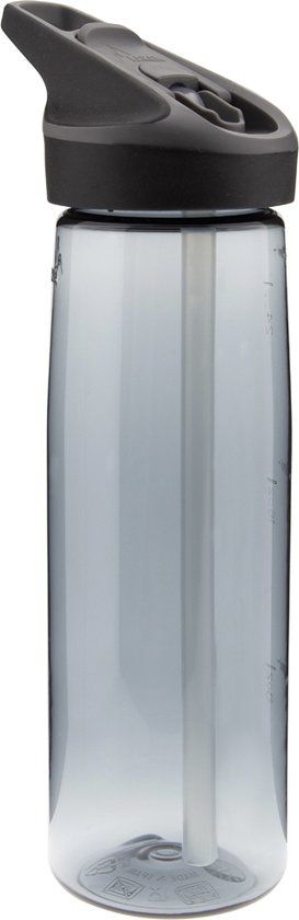 Laken Lichtgewicht Tritan Drinkfles met Jannu Drinkdop, 0.75L, Granite