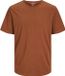 JACK&JONES JJEBASHER TEE O-NECK SS NOOS Heren T-shirt Katoen Regular Fit Korte mouw Mocha Bisque S
