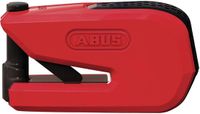 ABUS GRANIT Detecto One 8078 2.0 Smart schijfremslot met alarm - rood