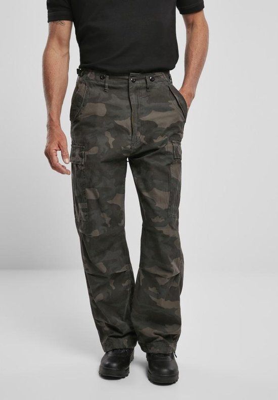 Brandit M65 Vintage Trousers Heren Cargobroek - donkercamouflage - XXL