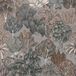 ARCHITECTS PAPER DOODLE DESIGN BOMEN BEHANG | Retro - grijs beige oranje - Floral Impression