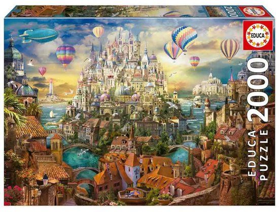 Educa Puzzel 2000 stukjes Stad van Dromen