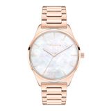 Tamaris Analoog kwartshorloge voor dames, met roestvrijstalen armband TT-0176-MQ, goud