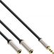 InLine Premium 3,5mm Jack stereo audio splitter - 1 meter