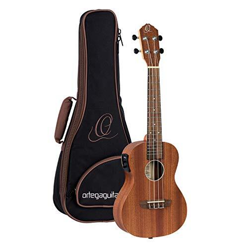 Ortega Guitars concert ukelele - Timber Series - elektro-akoestisch - inclusief gigbag - Sapele, mahonie (RFU11SE)