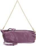 Coccinelle Leren schoudertas handtas Roll Shiny Smooth Handbag Leather Jellyfish paars