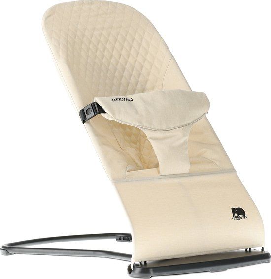 Deryan Buddy Wipstoel - Nougat - Verstelbare rugleuning - 0-9 maanden