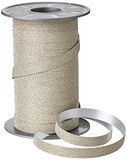 Präsent POLY GLITTER Ringelband - zandsteen - 100 m spoel 10 mm