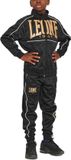 Leone1947 Premium Logo Trainingspak Zwart L Kinderen