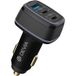DEVIA Chargeur de voiture Extreme, 115W, 3A, 1 x USB-A - 2 x USB-C, noir