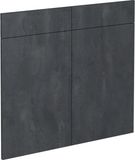 Vicco R-Line Keukenfront – 79.2 x 70.8 cm meubelfront voor de onderkast met lades Zwart beton