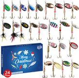 Merkloos / Sans marque Mellow Mint Hungary Korlátolt Felelősségű Társaság Adventskalender - 24 Dagen Kerstmis Countdown Geschenkdoos - Vissen