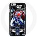Maniacase Hoesje voor iPhone 8 Blauw Formule 1 Yuki Tsunoda