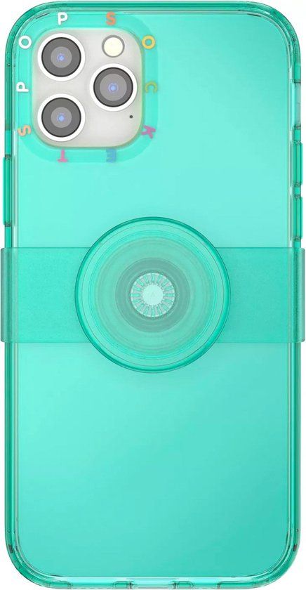 PopSockets Phone Case Standard Solid - Groen - Geschikt voor iPhone 12 / 12 Pro