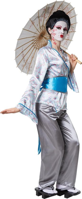 Tectake dressforfun - Betoverende Geisha Aiko S - verkleedkleding kostuum halloween verkleden feestkleding carnavalskleding carnaval feestkledij partykleding - 302685