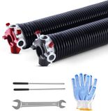 VEVOR Torsieveren voor Garagedeuren Paar 5,94x50,8x711mm met Wikkelstaven