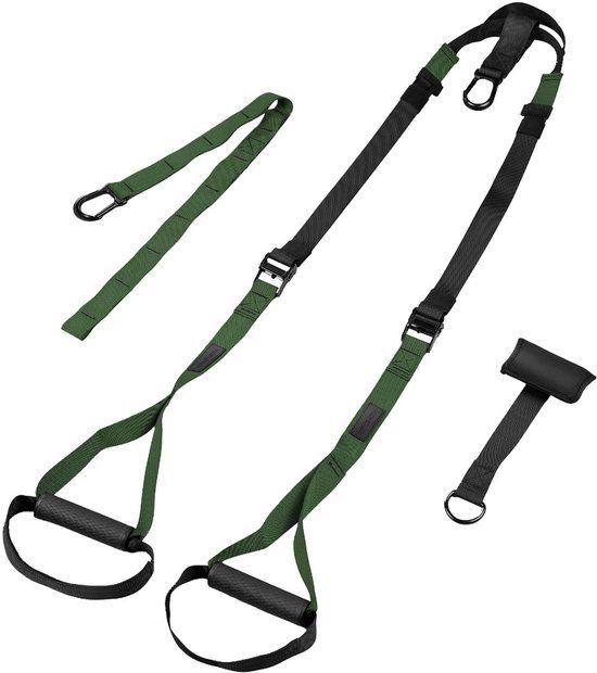 Spokey TreXeR Suspension Trainer - 200-290 cm - Zwart / Grijs