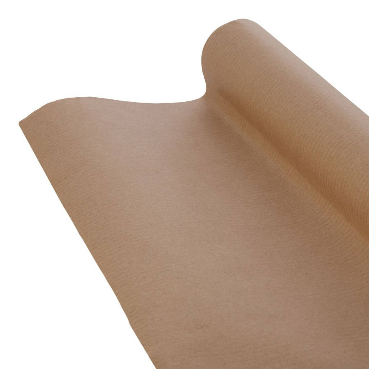 Benza Bruine kraft pakpapier cadeaupapier inpakpapier - 10 meter x 100 cm - 6 rollen