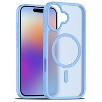 SZSMART IK17 Mat TPU Magnetisch Valbestendig Telefoonhoesje voor iPhone 17 - Blauw