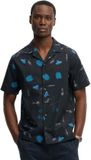 Superdry Cabana Print Overhemd Met Korte Mouwen Zwart 2XL Man